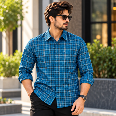 Premium Pure Cotton Check & Print Shirts